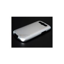 Накладка NoirCase силикон+алюминий для Samsung i9300 серебро