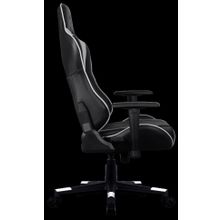 Кресло для геймера Aerocool AC220 AIR-BW , черно-белое, с перфорацией