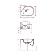 ArtCeram Биде подвесное Azuley AZB001