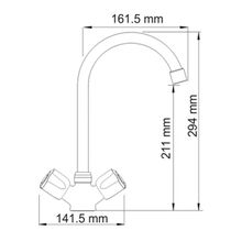 WasserKRAFT Смеситель для кухни Amper 2907