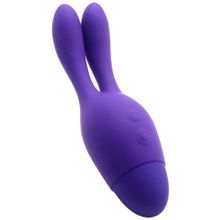 Фиолетовый вибратор INDULGENCE Dream Bunny - 15 см. (162023)