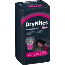 Huggies Dry Nites 9 трусиков в пачке 27 57 кг