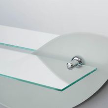 Зеркало, настенное, с пескоструйной графикой, с полочкой, 60×80 см