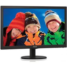 Монитор LCD PHILIPS 23.6" 243V5LSB(00 01) Black {1920 x 1080, 250, 5ms, 1000:1, 170 160, D-SUB, DVI}