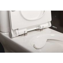 Чаша унитаза безободкового, полное примыкание к стене, P-trap BelBagno ROMANO BB248CPR-P