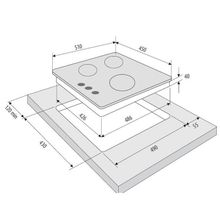 Fornelli Варочная поверхность Fornelli PGA 45 TORDO IX