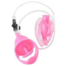 Вакуумная помпа с вибрацией Mini Pussy Pump Pink Розовый