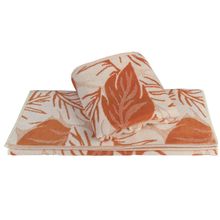 Махровое полотенце 100x150 "AUTUMN", оранжевый, 100% Хлопок