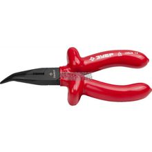 Тонкогубцы изогнутые диэлектрические Зубр "Мастер" 2214-4-16_z02 (1000В, 160мм)