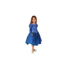 Вестифика Карнавальный костюм Принцесса (синий цвет) 116-122 см