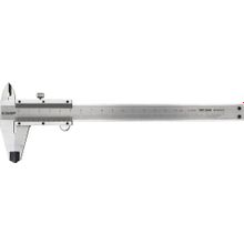 Штангенциркуль ЗУБР "ЭКСПЕРТ", ШЦ-I-150-0,05, нониусный, сборный корпус, закаленная сталь, 150мм, шаг измерения 0,05мм