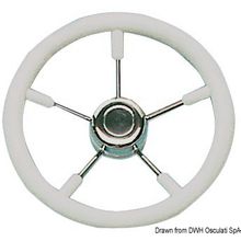 Osculati Soft polyurethane steering wheel white 320 mm, 45.133.32