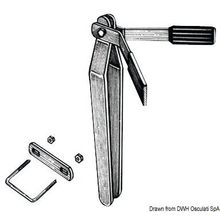 Osculati Complete bow holder H 50 cm, 02.040.37