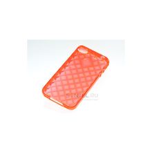Силиконовая накладка для iPhone 4 4S вид №25 red