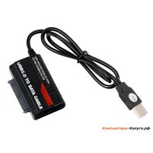 Контроллер Orient UHD-303, адаптер USB 2.0 to SATA HDD 2.5 3.5, с блоком питания 12В 2А, ret