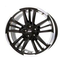 Колесные диски ATS Prazision 8,5R19 5*112 ET45 d70,1 Racing Black Double Lip Polished [PR85945B74-1]