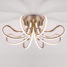 Eurosvet Потолочная люстра Eurosvet Lilium 90079 8 сатин-никель 80W ID - 409312
