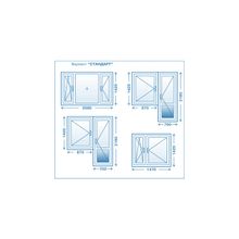 Окна 3-ком квартира П-30 Стоимость Стандарт