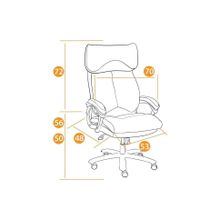 Tetchair Кресло GRAND , черный серый