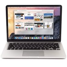 Ноутбук Apple MacBook Pro MF839RU A 13.3" Retina 2560x1600 глянцевый Core i5 2.7GHz 8Gb SSD 128Gb HD6100 noODD MacOS X Bluetooth Wi-Fi серебристый алюминиевый MF839RU A