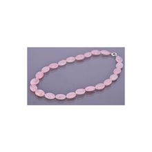 Бусики-Колечки Бусы Кварц Розовый "Кэтти" арт.НКР-11(13-18)-60-1