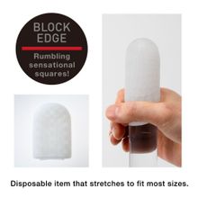 Tenga Карманный мастурбатор BLOCK EDGE (прозрачный)