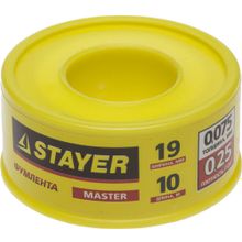 Фумлента STAYER "MASTER", плотность 0,25 г см3, 0,075ммх19ммх10м