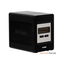 Сетевой накопитель D-Link DNS-346 Сетевой дисковый накопитель с четырьмя отсеками для жестких дисков