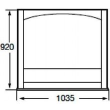 Зеркало Roca America 105, ZRU9302794