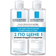 La Roche-Posay Ultra Мицеллярная вода для чувствительной кожи 2х400 мл