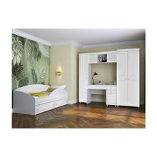 Система Мебели Детская Монако-3 белое дерево