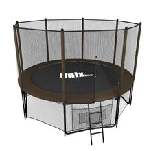 Unix Батут UNIX line Black&Brown 8 ft (outside)
