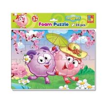 Мягкие пазлы Смешарики А4, 24 элемента