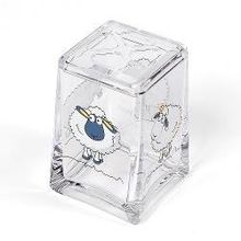 Стакан для зубных щёток Tatkraft Acryl Funny Sheep, ударопрочный акрил