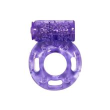 Lola toys Фиолетовое эрекционное кольцо с вибрацией Rings Axle-pin (фиолетовый)