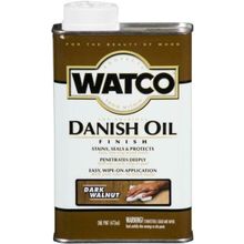 Rust-Oleum Watco Danish Oil 472 мл темный орех