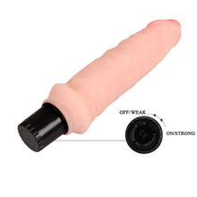 Bior toys Вибратор телесного цвета  Realistic Cock Vibe - 15,5 см.