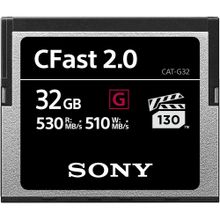 Карта памяти Sony 32GB CFast 2.0 серия G 530 - 510MB s VPG-130  CAT-G32