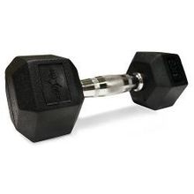 Гантель обрезиненная STARFIT DB-301  5 кг, черная