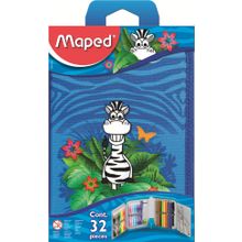 Пенал с наполнением MAPED 967814 JUNGLE