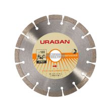 Круг отрезной алмазный сегментный Uragan 909-12112-180 (Д-180 мм, 25,4 мм)