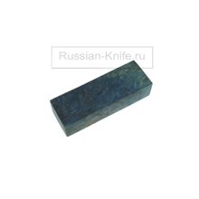 Карельская береза, брусок стабилизированный, синий