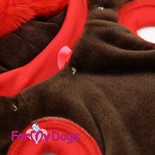 Куртка для собак ForMyDogs Рябина коричневая FW367-2016