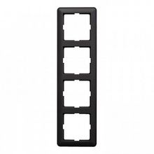 Рамка 4 поста W59, черный бархат |  код. KD-4-68 |  Schneider Electric