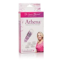 California Exotic Novelties Стимулятор с насадками Dr. Laura Berman Athena Waterproof Mini-Massager - 10 см. (фиолетовый)