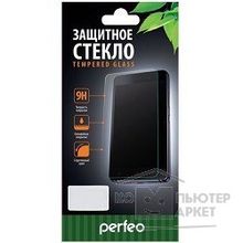Perfeo защитное стекло с силиконовыми краями для черного iPhone 6 6S, 0.26мм 3D 9H глянц. PF 4395