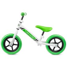 Small Rider Tornado с цветными покрышками бело-зеленый