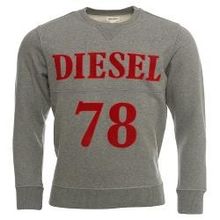 Свитер  муж  Diesel 00S8IR-0IAEG, цвет серый,XL