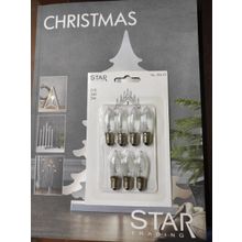 Запасные лампочки набор 7 штук для рождественской горки, напр. 34V, мощность 3W, цоколь Е10, STAR trading, 304-70
