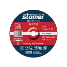 Stomer GD-230 Диск шлифовальный по металлу